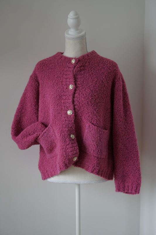 Bouclé Strick-Cardigan Lilly